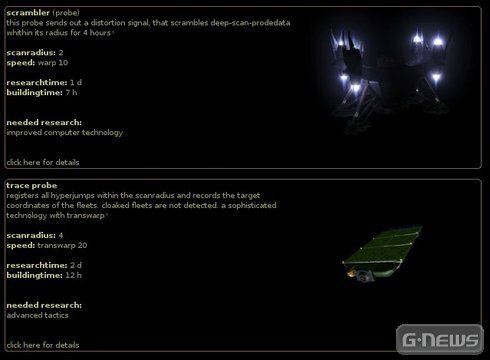 Screenshot SpaceTrace