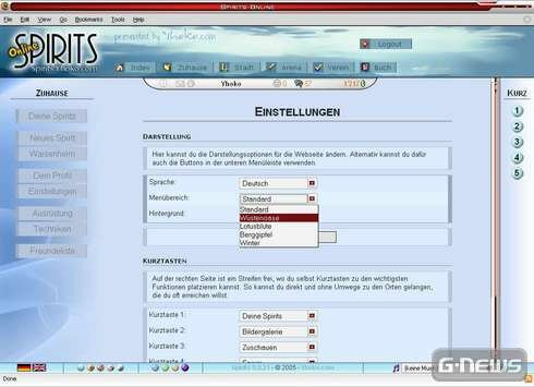 Screenshot Spirits Online