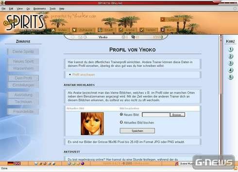 Screenshot Spirits Online