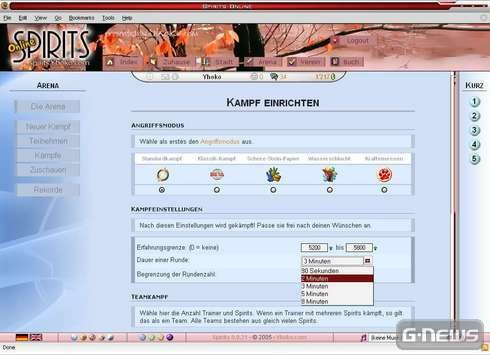 Screenshot Spirits Online