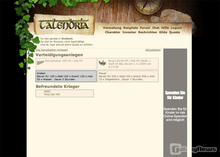 Screenshot Talendria