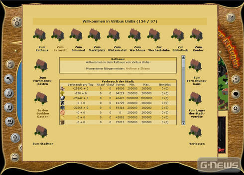 Screenshot Macht der Krieger