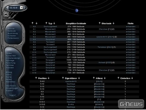 Screenshot Conquer-Space.net