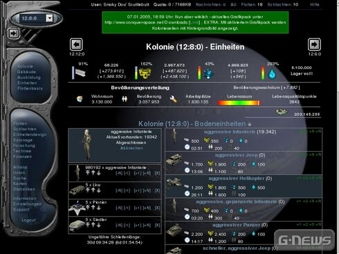 Screenshot Conquer-Space.net