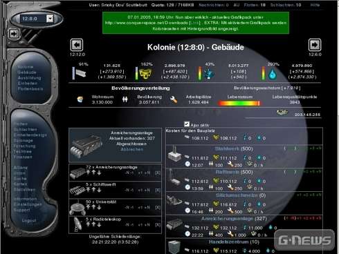 Screenshot Conquer-Space.net