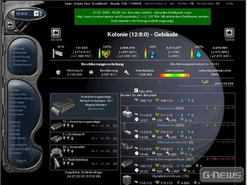 Screenshot Conquer-Space.net