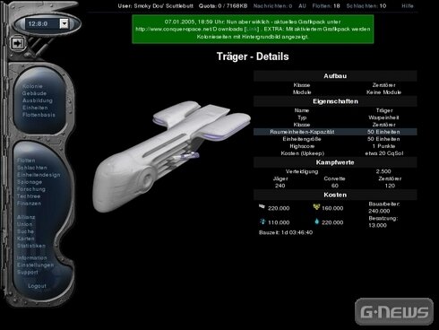 Screenshot Conquer-Space.net