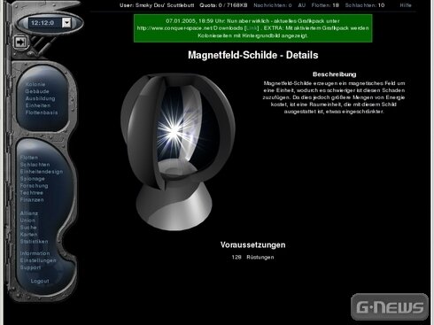 Screenshot Conquer-Space.net