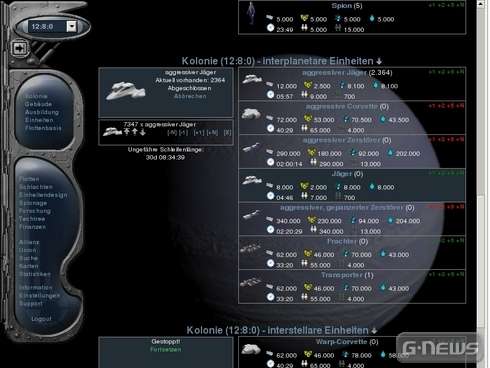 Screenshot Conquer-Space.net