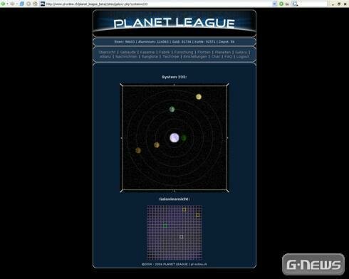 Screenshot PLANET LEAGUE