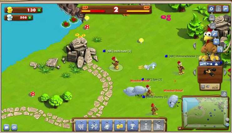 Screenshot Moorhuhn combat