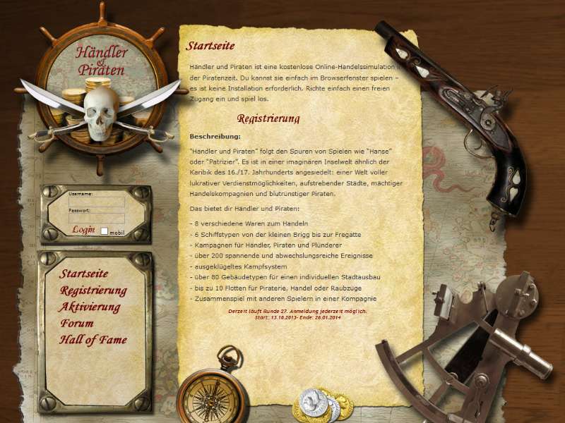 Screenshot Händler und Piraten