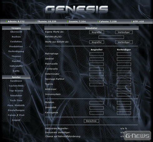 Screenshot Genesis