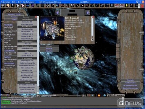 Screenshot Galaxy-Vision