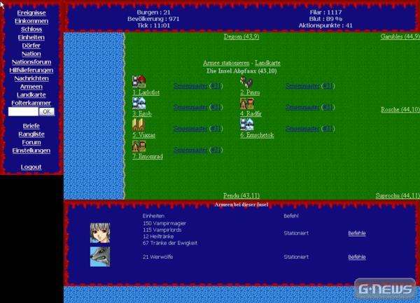 Screenshot Vampires Dawn Online