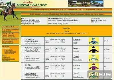Screenshot Virtual Galopp Second Edition