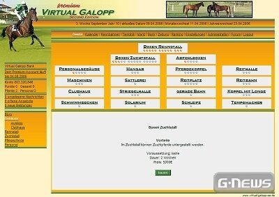 Screenshot Virtual Galopp Second Edition