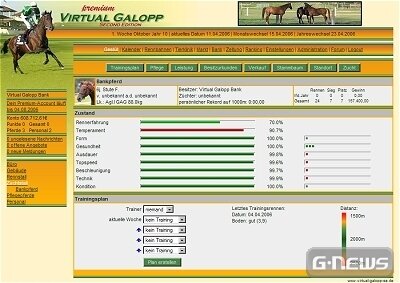 Screenshot Virtual Galopp Second Edition