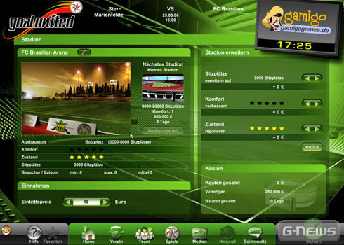 Screenshot goalunited