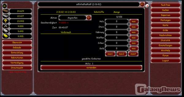 Screenshot Xed-Games Projekt 3