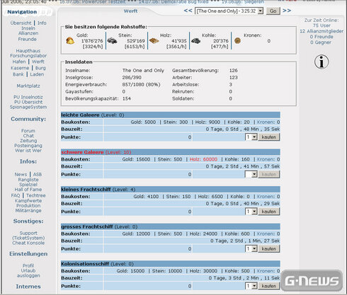 Screenshot Islandking