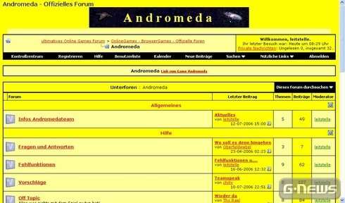 Screenshot Andromeda