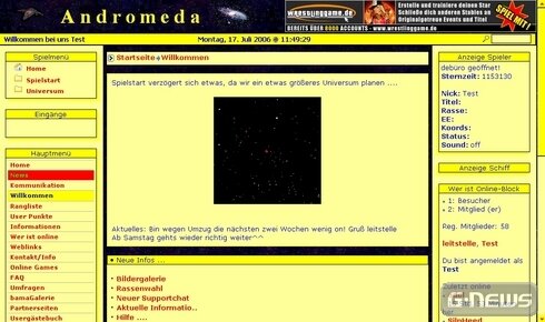 Screenshot Andromeda