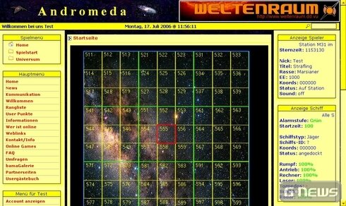 Screenshot Andromeda
