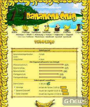 Screenshot Bananenkönig