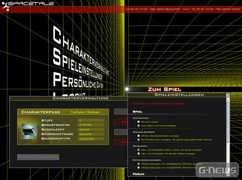 Screenshot Spacetale