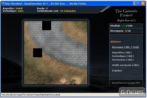 Screenshot Das Genesis Projekt