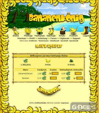 Screenshot Bananenkönig