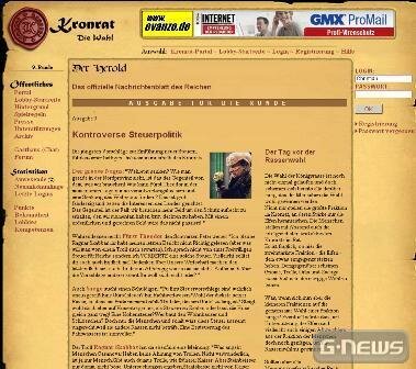 Screenshot Kronrat - Die Wahl