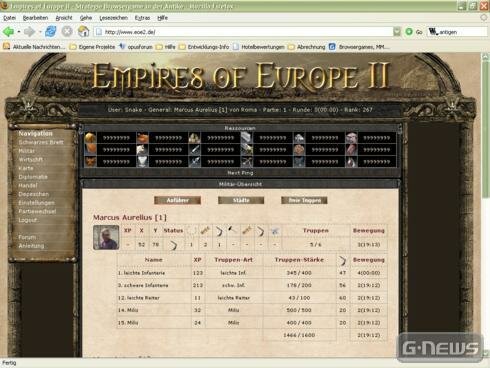 Screenshot Empires of Europe II
