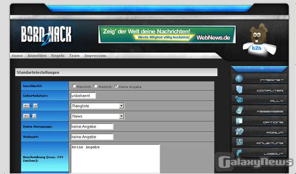 Screenshot Born2Hack