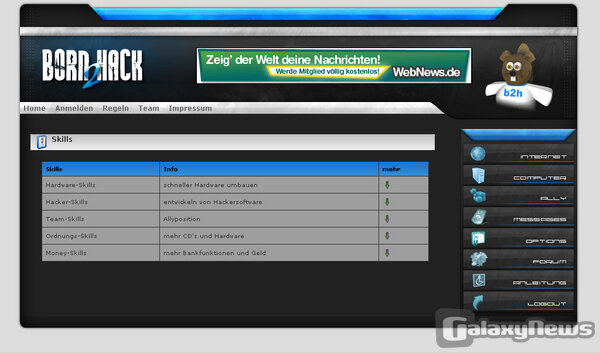 Screenshot Born2Hack