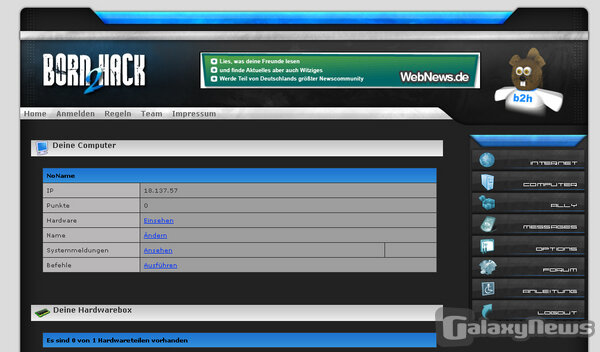 Screenshot Born2Hack