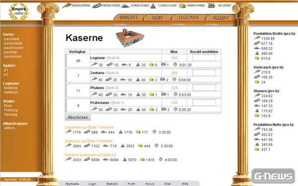 Screenshot Empire Online