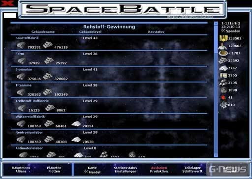 Screenshot SpaceBattle