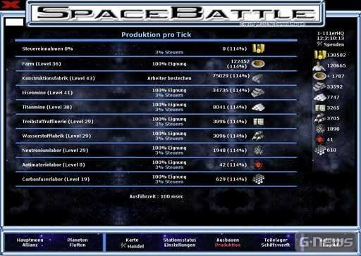 Screenshot SpaceBattle