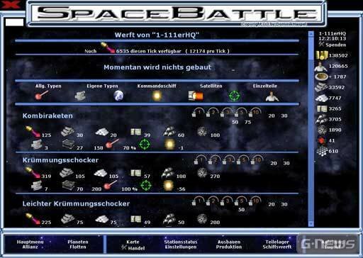 Screenshot SpaceBattle