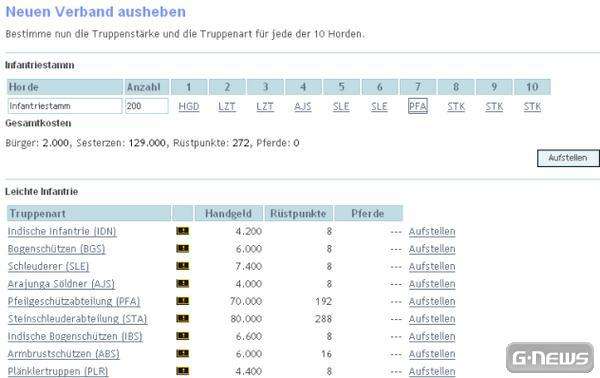Screenshot Gladius et Pilum