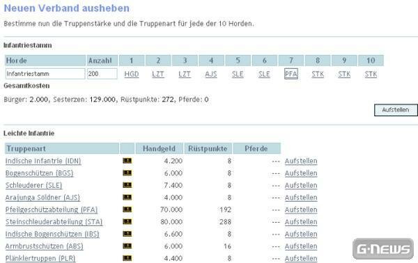 Screenshot Gladius et Pilum