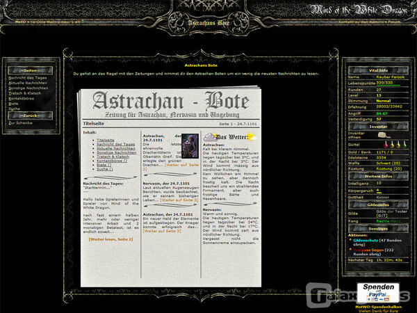 Screenshot Mind of the White Dragon