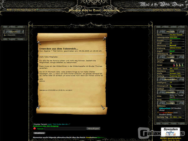 Screenshot Mind of the White Dragon