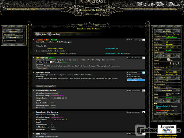 Screenshot Mind of the White Dragon