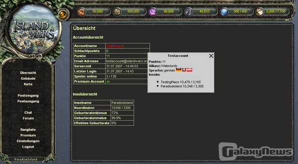 Screenshot Island Wars