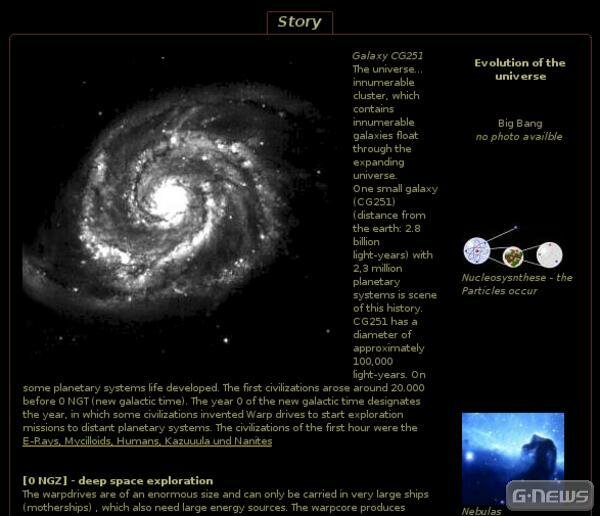 Screenshot SpaceTrace
