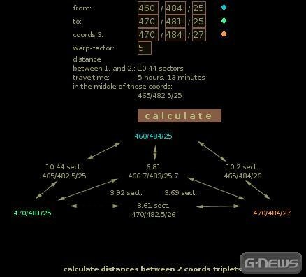Screenshot SpaceTrace