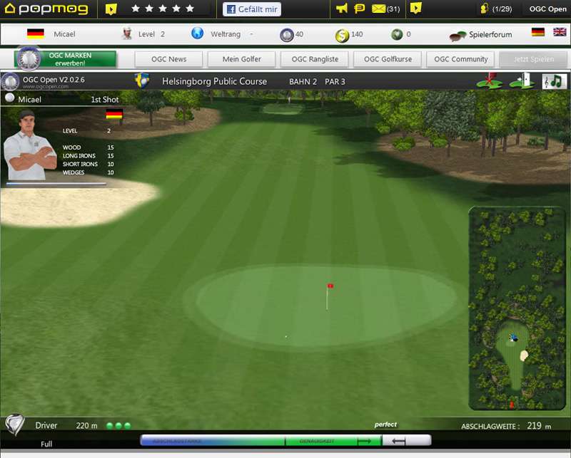 Screenshot Golftime Challenge